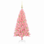 HKH Árvore de Natal com 150 Leds com Suporte Rosa em PVC