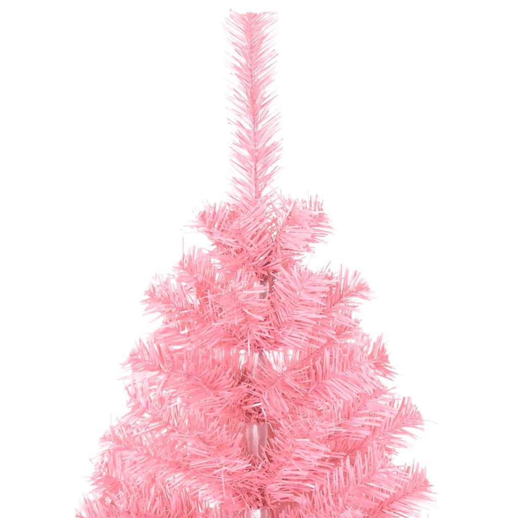 HKH Árvore de Natal com 150 Leds com Suporte Rosa em PVC