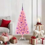 HKH Árvore de Natal com 150 Leds com Suporte Rosa em PVC
