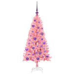 HKH Árvore de Natal com 150 Leds com Suporte Rosa em PVC