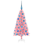 HKH Árvore de Natal com 150 Leds com Suporte Rosa em PVC