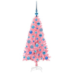 HKH Árvore de Natal com 150 Leds com Suporte Rosa em PVC