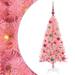 HKH Árvore de Natal com 150 Leds com Suporte Rosa em PVC