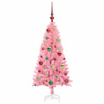 HKH Árvore de Natal com 150 Leds com Suporte Rosa em PVC