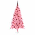 HKH Árvore de Natal com 150 Leds com Suporte Rosa em PVC