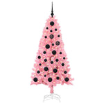 HKH Árvore de Natal com 150 Leds com Suporte Rosa em PVC