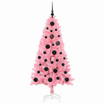 HKH Árvore de Natal com 150 Leds com Suporte Rosa em PVC