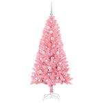 HKH Árvore de Natal com 150 Leds com Suporte Rosa em PVC