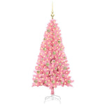 HKH Árvore de Natal com 150 Leds com Suporte Rosa em PVC