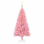 HKH Árvore de Natal com 150 Leds com Suporte Rosa em PVC