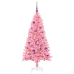 HKH Árvore de Natal com 150 Leds com Suporte Rosa em PVC