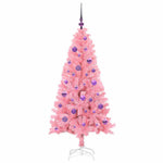 HKH Árvore de Natal com 150 Leds com Suporte Rosa em PVC