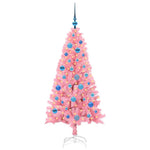HKH Árvore de Natal com 150 Leds com Suporte Rosa em PVC