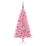 HKH Árvore de Natal com 150 Leds com Suporte Rosa em PVC