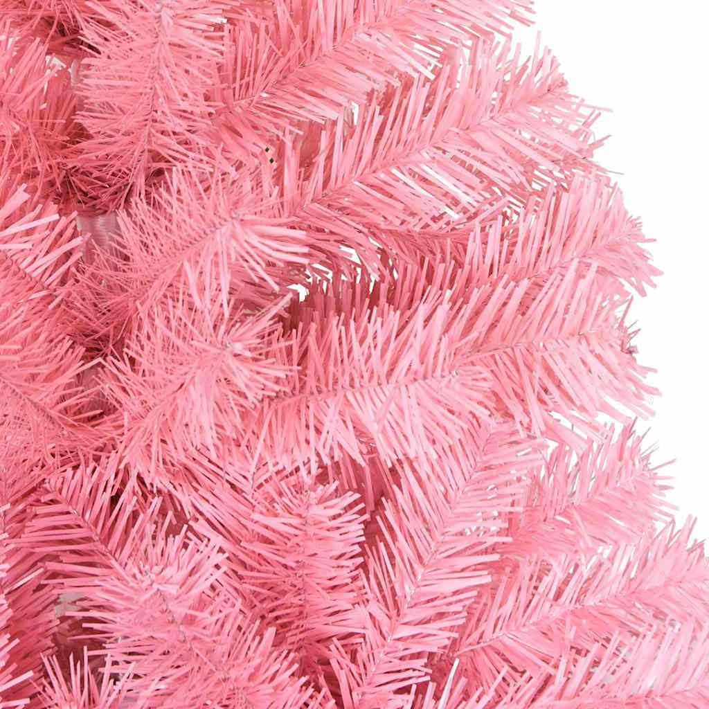 HKH Árvore de Natal com 300 Leds com Suporte Rosa em PVC