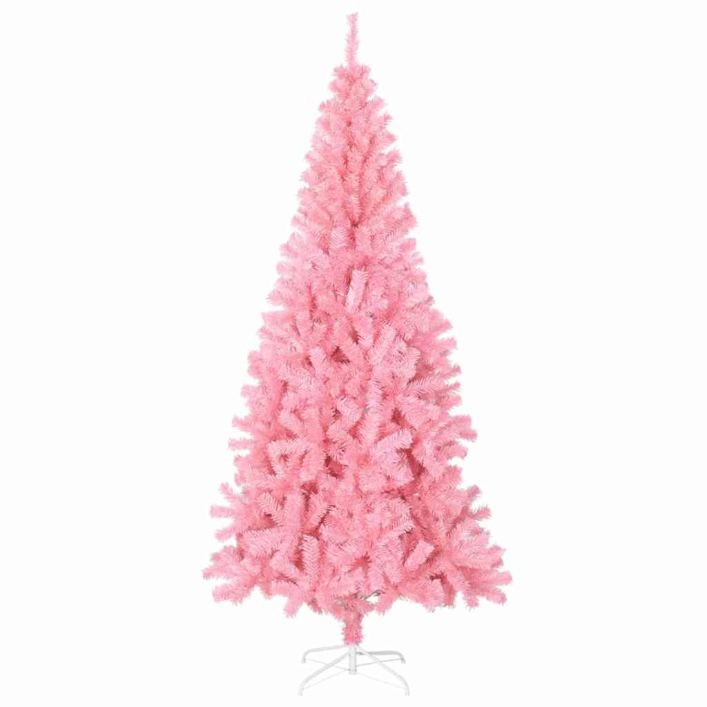 HKH Árvore de Natal com 300 Leds com Suporte Rosa em PVC