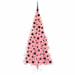 HKH Árvore de Natal com 300 Leds com Suporte Rosa em PVC