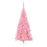 HKH Árvore de Natal com 300 Leds com Suporte Rosa em PVC