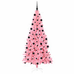HKH Árvore de Natal com 300 Leds com Suporte Rosa em PVC