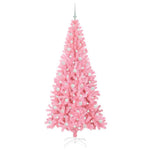 HKH Árvore de Natal com 300 Leds com Suporte Rosa em PVC