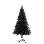 HKH Árvore de Natal com 150 Leds com Suporte Preto em PVC