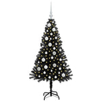 HKH Árvore de Natal com 150 Leds com Suporte Preto em PVC
