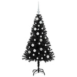 HKH Árvore de Natal com 150 Leds com Suporte Preto em PVC