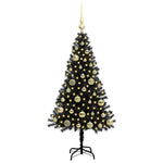 HKH Árvore de Natal com 150 Leds com Suporte Preto em PVC