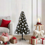 HKH Árvore de Natal com 150 Leds com Suporte Preto em PVC