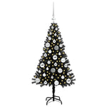 HKH Árvore de Natal com 150 Leds com Suporte Preto em PVC
