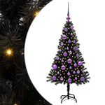 HKH Árvore de Natal com 150 Leds com Suporte Preto em PVC