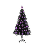 HKH Árvore de Natal com 150 Leds com Suporte Preto em PVC