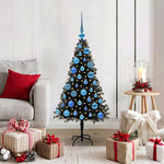 HKH Árvore de Natal com 150 Leds com Suporte Preto em PVC