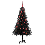 HKH Árvore de Natal com 150 Leds com Suporte Preto em PVC