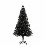 HKH Árvore de Natal com 150 Leds com Suporte Preto em PVC