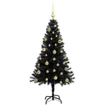 HKH Árvore de Natal com 150 Leds com Suporte Preto em PVC