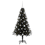 HKH Árvore de Natal com 150 Leds com Suporte Preto em PVC