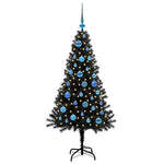 HKH Árvore de Natal com 150 Leds com Suporte Preto em PVC