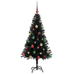HKH Árvore de Natal com 150 Leds com Suporte Preto em PVC