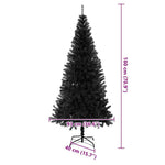 HKH Árvore de Natal com 300 Leds com Suporte Preto em PVC