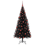 HKH Árvore de Natal com 300 Leds com Suporte Preto em PVC