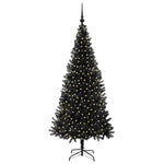 HKH Árvore de Natal com 300 Leds com Suporte Preto em PVC