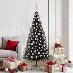 HKH Árvore de Natal com 300 Leds com Suporte Preto em PVC
