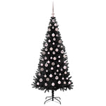 HKH Árvore de Natal com 300 Leds com Suporte Preto em PVC