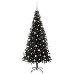 HKH Árvore de Natal com 300 Leds com Suporte Preto em PVC