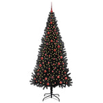 HKH Árvore de Natal com 300 Leds com Suporte Preto em PVC