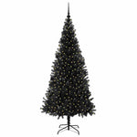 HKH Árvore de Natal com 300 Leds com Suporte Preto em PVC