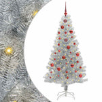 HKH Árvore de Natal com 150 Leds com Suporte Prateado em PéT