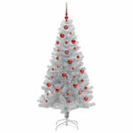 HKH Árvore de Natal com 150 Leds com Suporte Prateado em PéT