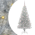 HKH Árvore de Natal com 150 Leds com Suporte Prateado em PéT